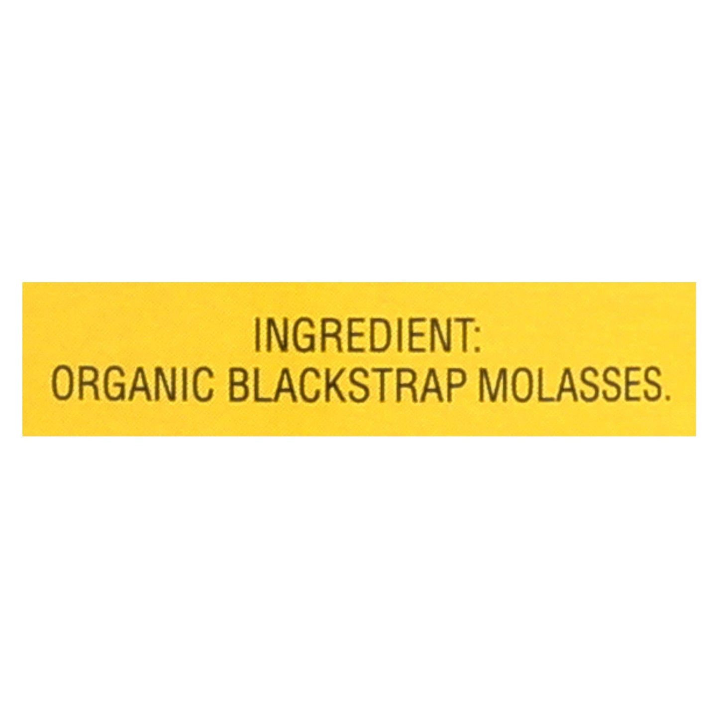 Plantation Organic Blackstrap Molasses Syrup - Case Of 12 - 15 Oz.