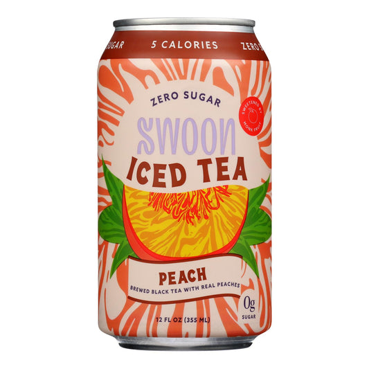 Swoon - Iced Tea Peach Zero Sugar - Case Of 12-12 Fz