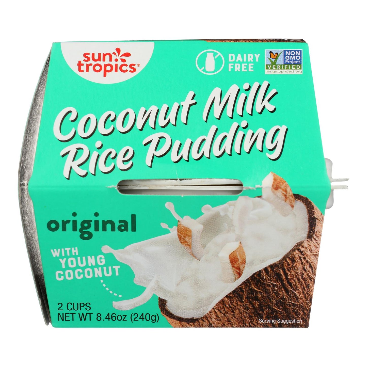 Sun Tropics Ready-to-eat Coconut Rice Pudding  - Case Of 6 - 8.46 Oz