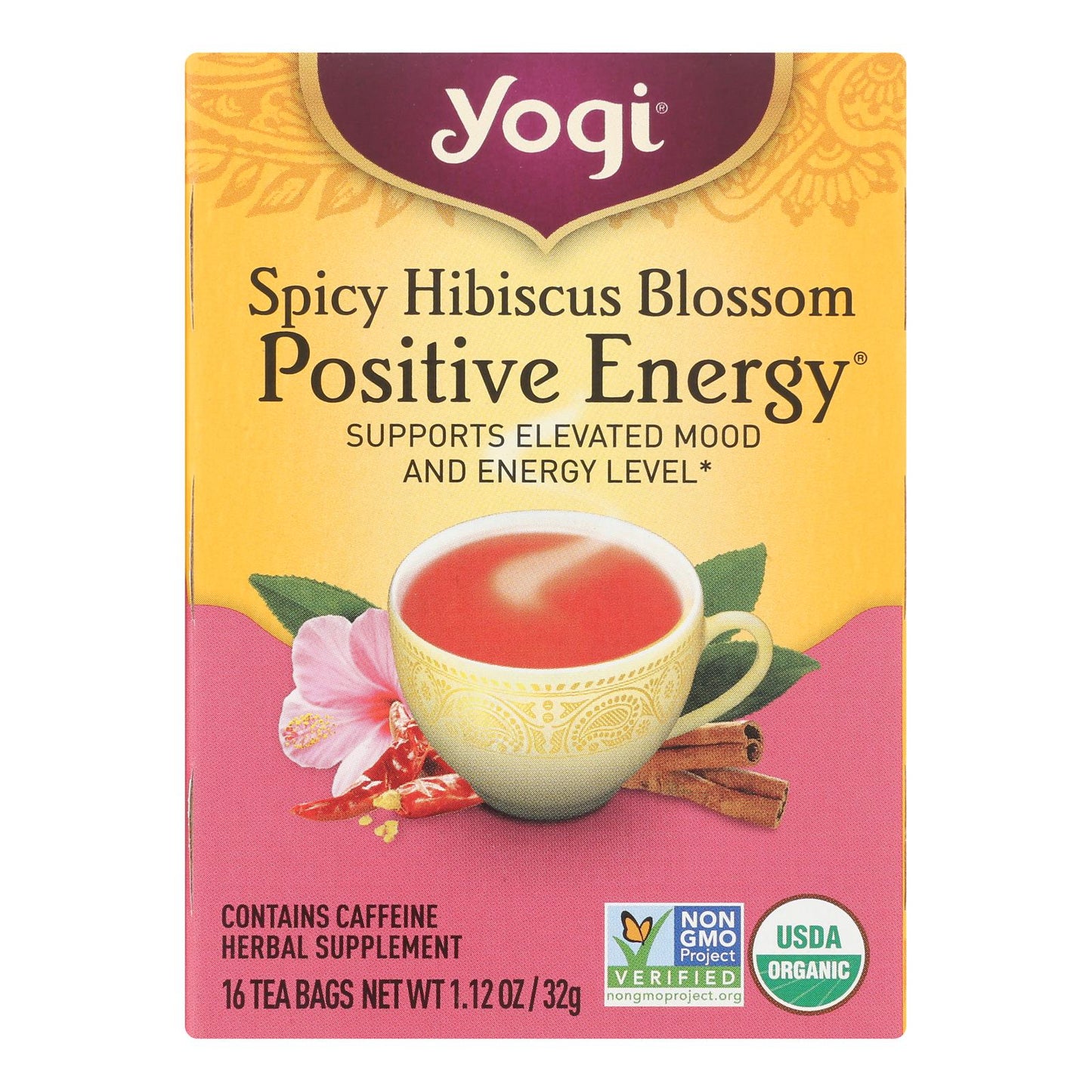 Yogi - Tea Spice Hibis Blossom Po - Case Of 6-16 Bag