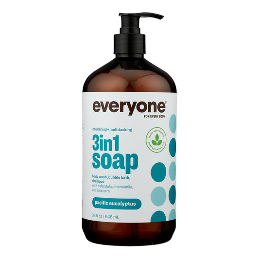 Everyone - Soap 3 In 1 Pac Euclyptus - 1 Each-32 Fz