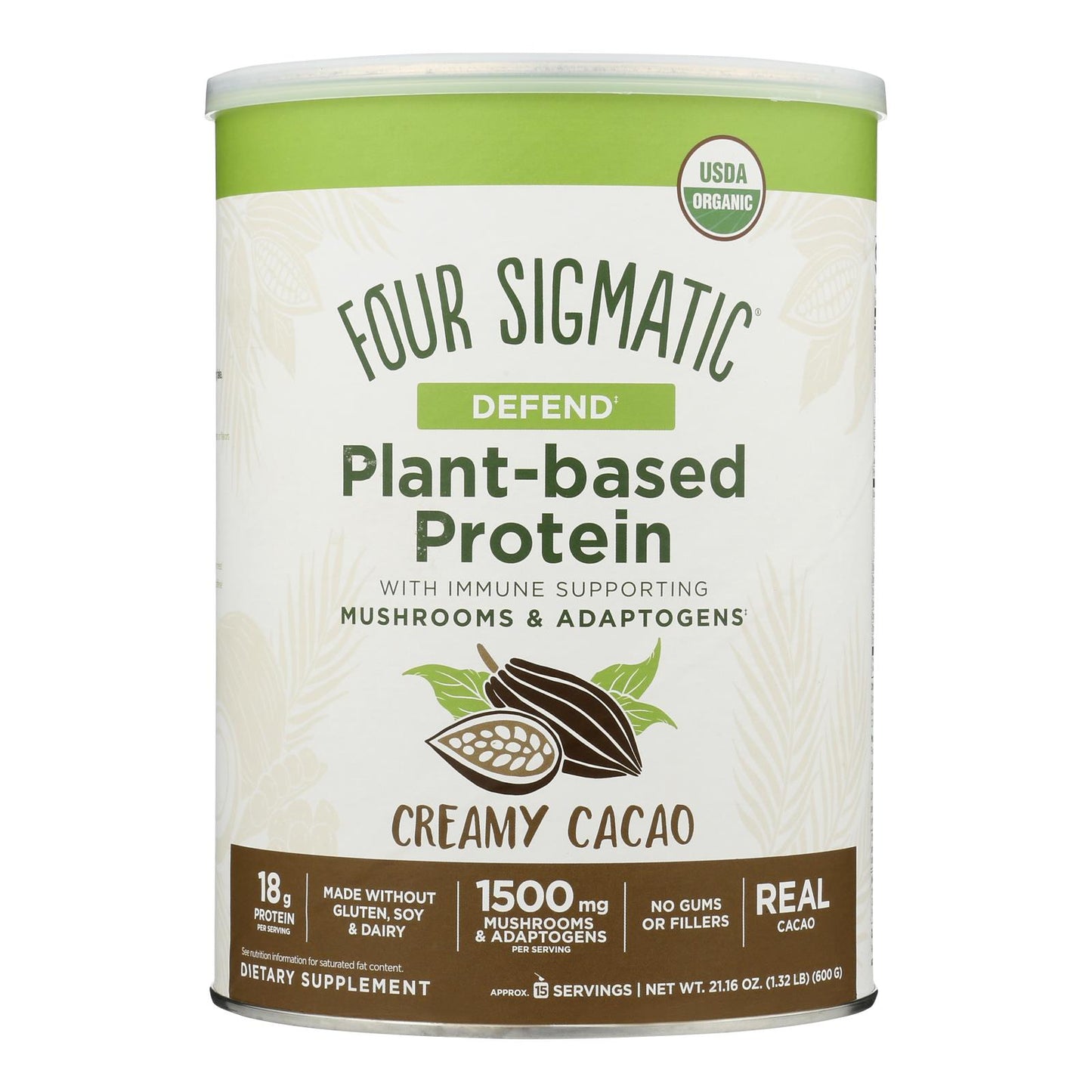 Four Sigmatic - Protein Plnt Bs Cacao - 1 Each-21.16 Oz