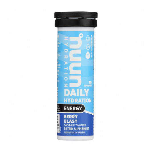 Nuun Hydration - Eneryg Berry Blast - Case Of 8-10 Ct