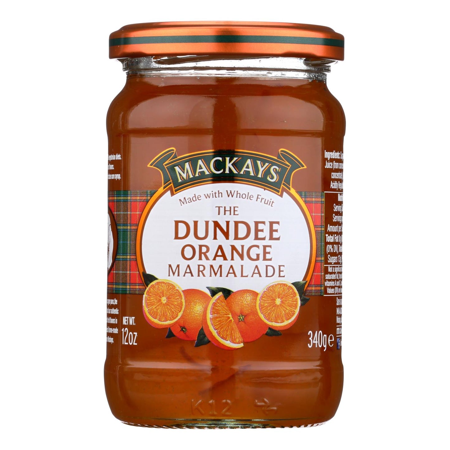 Mackays The Dundee Marmalade - Case Of 6 - 12 Oz