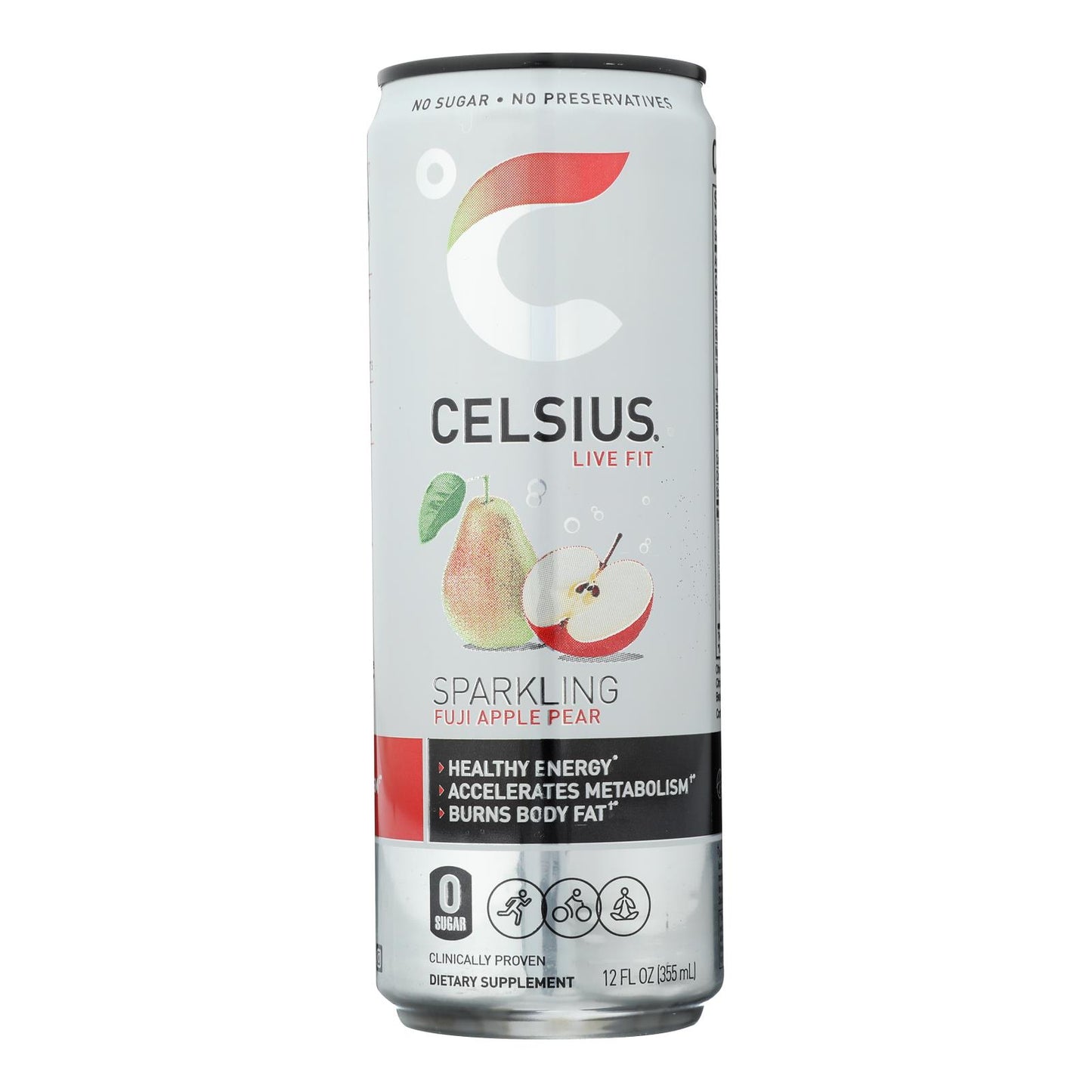 Celsius Inc. - Drink Sparkling Apple Pear - Case Of 12 - 12 Fz