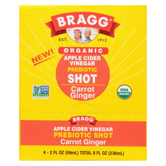 Bragg - Acv Shot Carrot Ginger - Case Of 4-2 Fz