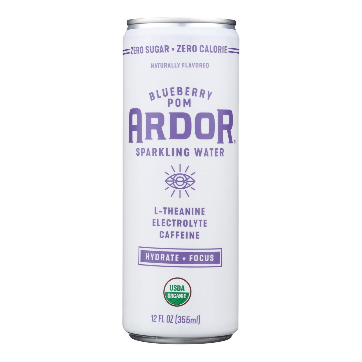 Ardor Sparkling Water - Spk Water Blby Pom Enrg - Case Of 12-12 Fz