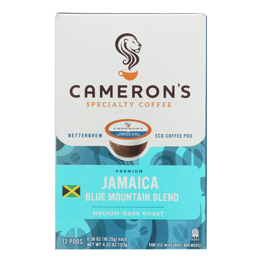 Cameron’s Specialty Coffee, Jamaican Blue Mountain Blend  - Case Of 6 - 12 Ct