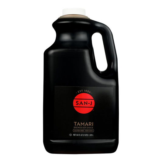 San-j - Soy Sauce Tamari Gluten Free - Case Of 6-64 Fz