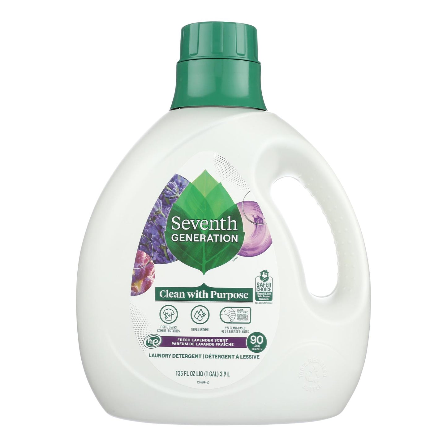 Seventh Generation - Liquid Laundry Lavender - Case Of 4-135 Fz