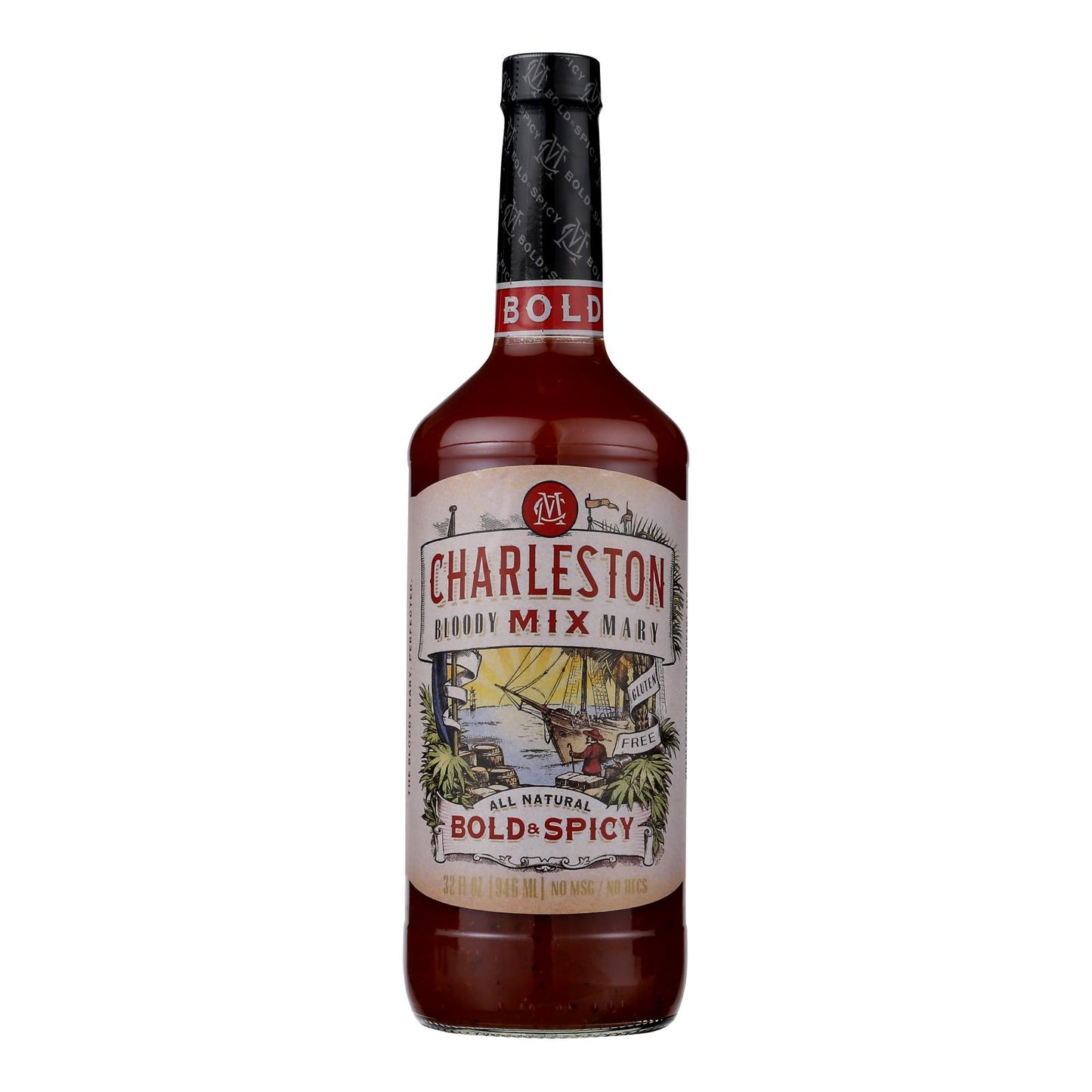 Charleston Mix - Mix Bloody Mary Bold Spicy - Case Of 12-32 Fz