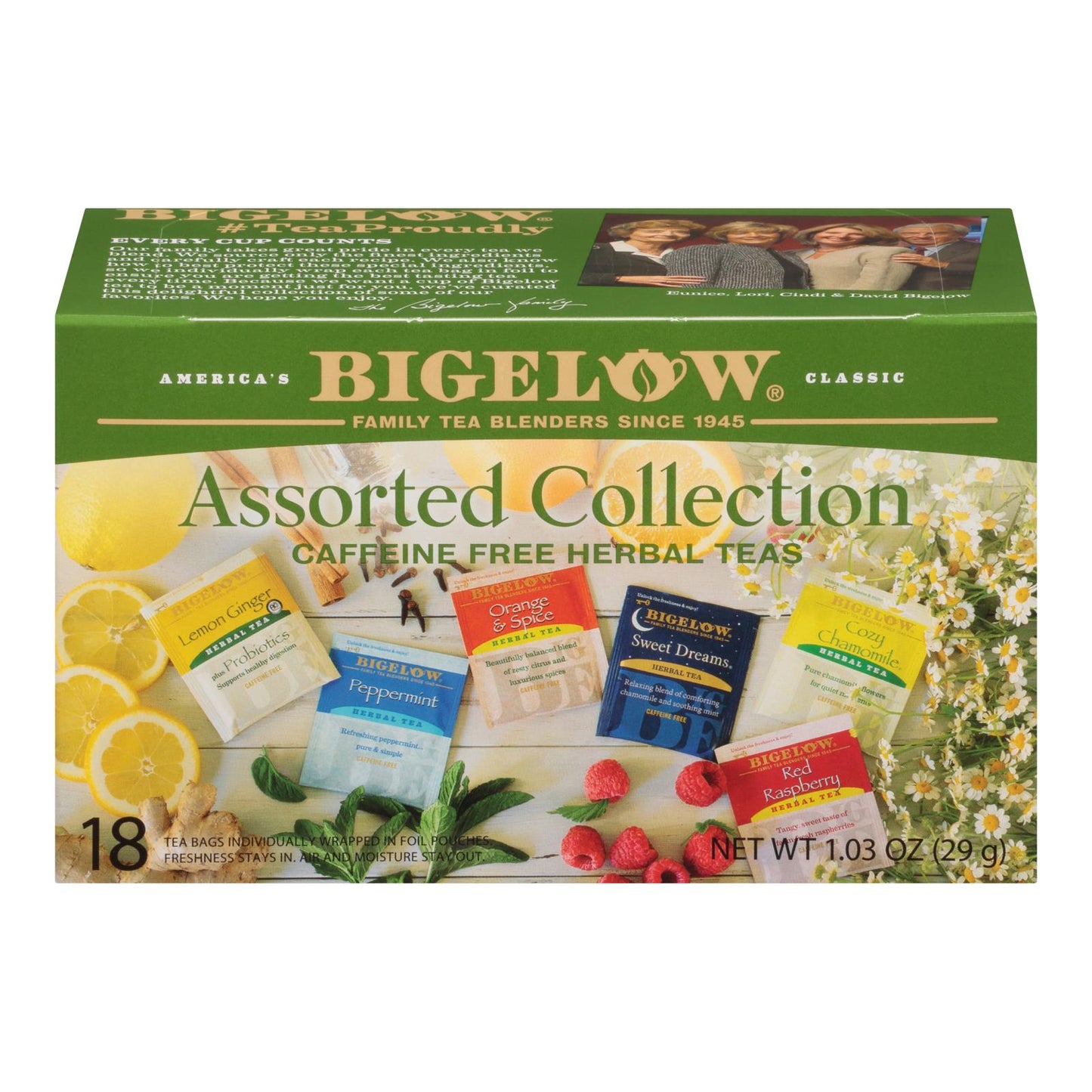 Bigelow Tea Assorted Herb Tea - Case Of 6 - 18 Bag