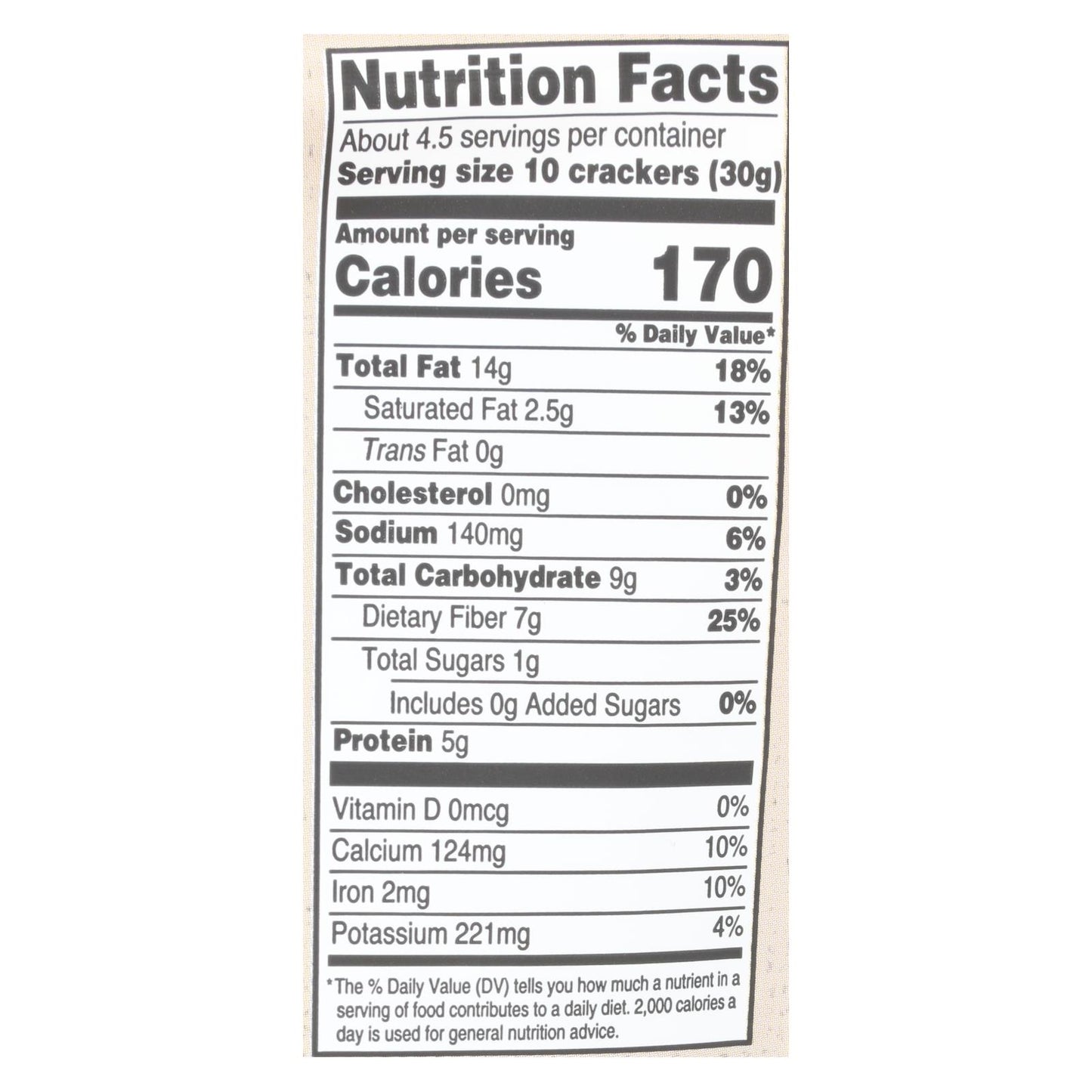 Dr. In The Kitchen - Flackers Black Sesame Pepp - Case Of 6 - 4.5 Oz