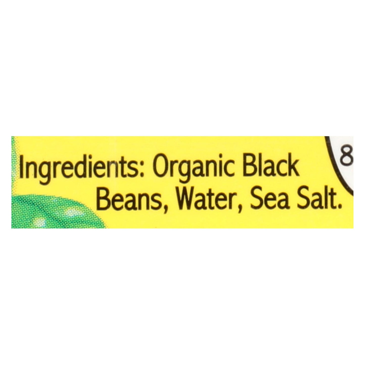 Jack's Quality Organic Black Beans - Low Sodium - Case Of 8 - 13.4 Oz