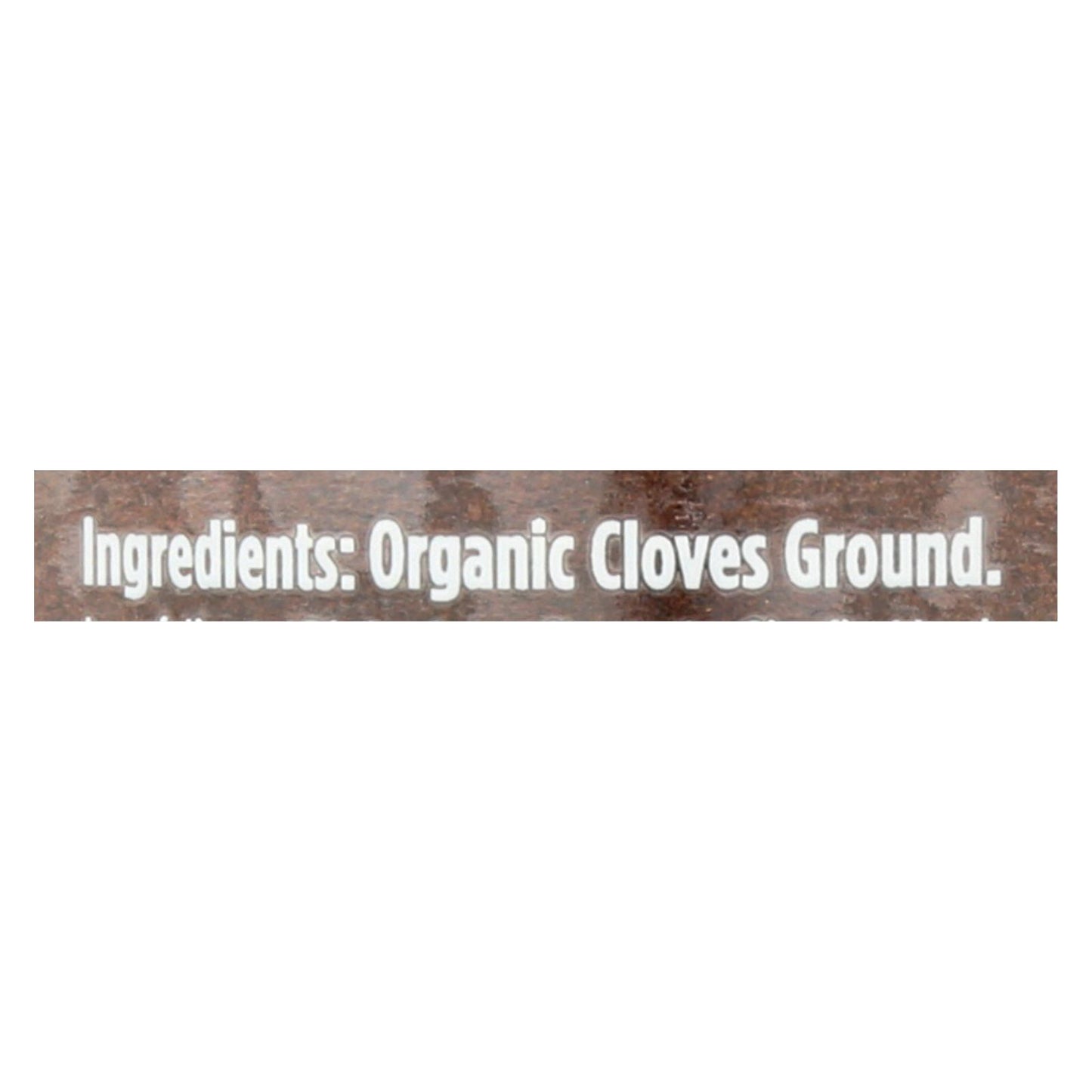 Spicely Organics - Organic Cloves - Ground - Case Of 3 - 1.6 Oz.