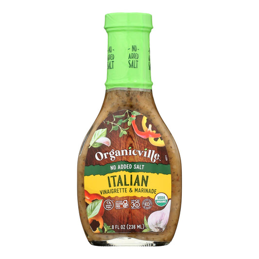 Organicville - Drsng Italian No Salt - Case Of 6-8 Fz