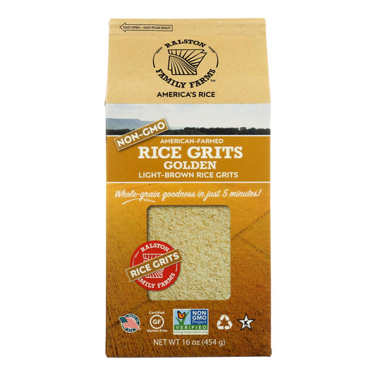 Ralston Family Farms - Rice Grits Golden - Case Of 6-16 Oz