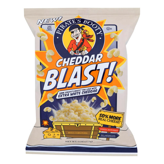 Pirate's Booty - Pirte Bty Cheddar Blast - Case Of 12-4 Oz