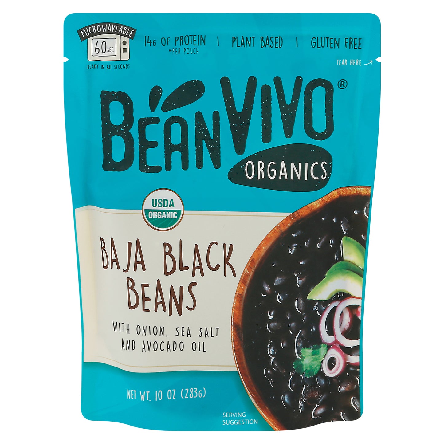 Bean Vivo - Black Bean Baja - Case Of 6-10 Oz