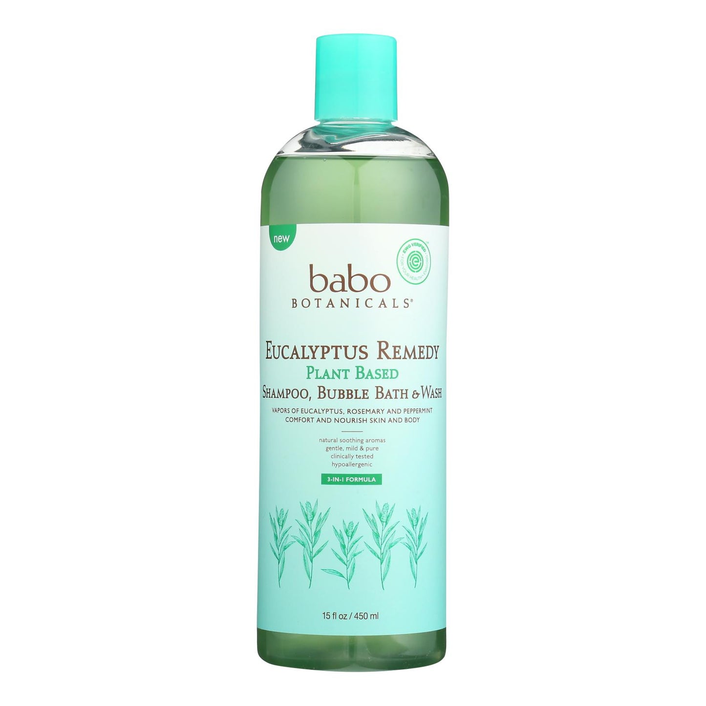 Babo Botanicals - Shamp&wash Euclpts Remdy - 1 Each-15 Fz