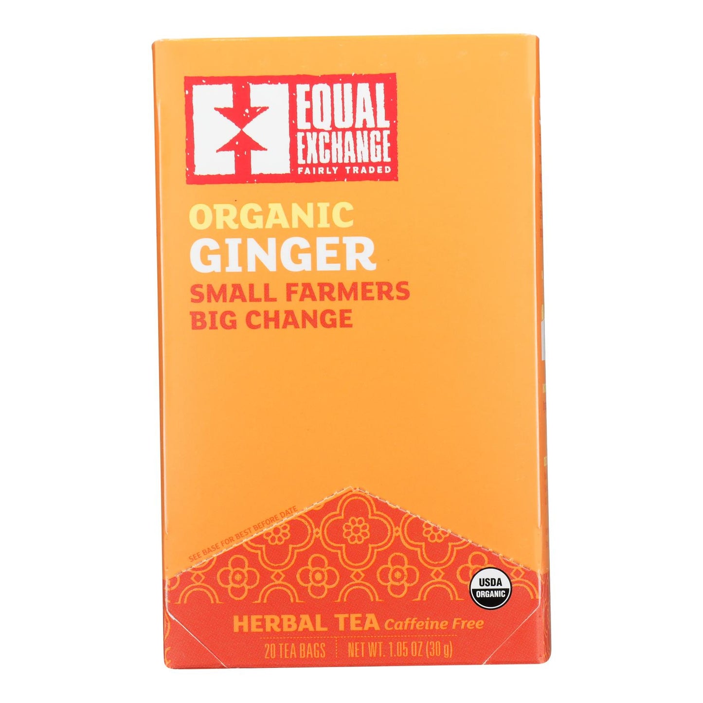 Equal Exchange - Tea Ginger - Case Of 6-20 Ct