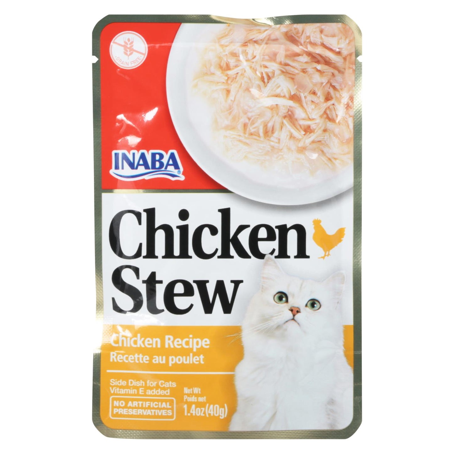 Inaba - Cat Food Chicken Stew - Case Of 8-1.4 Oz