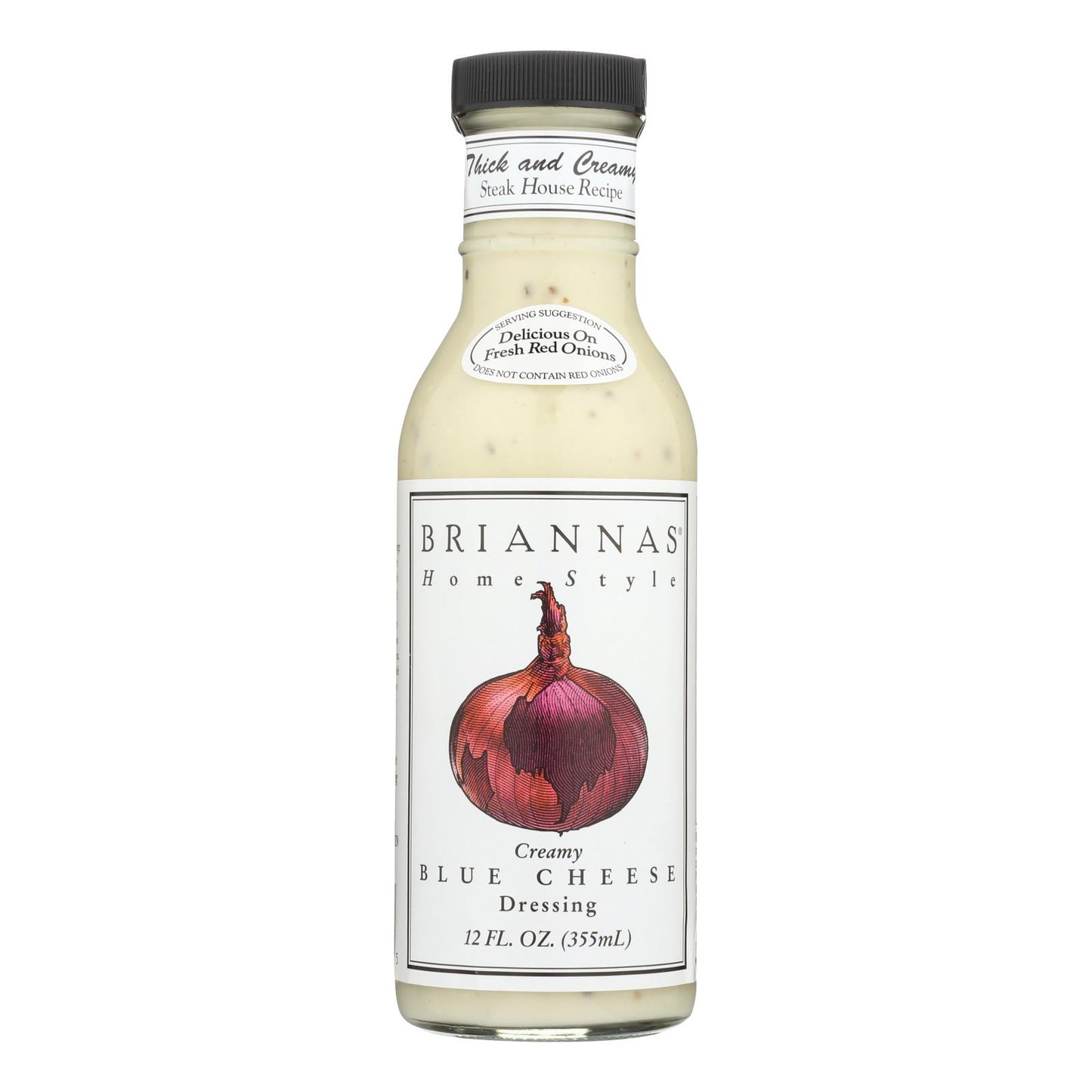 Brianna's - Salad Dressing - Creamy Blue Cheese - Case Of 6 - 12 Fl Oz.