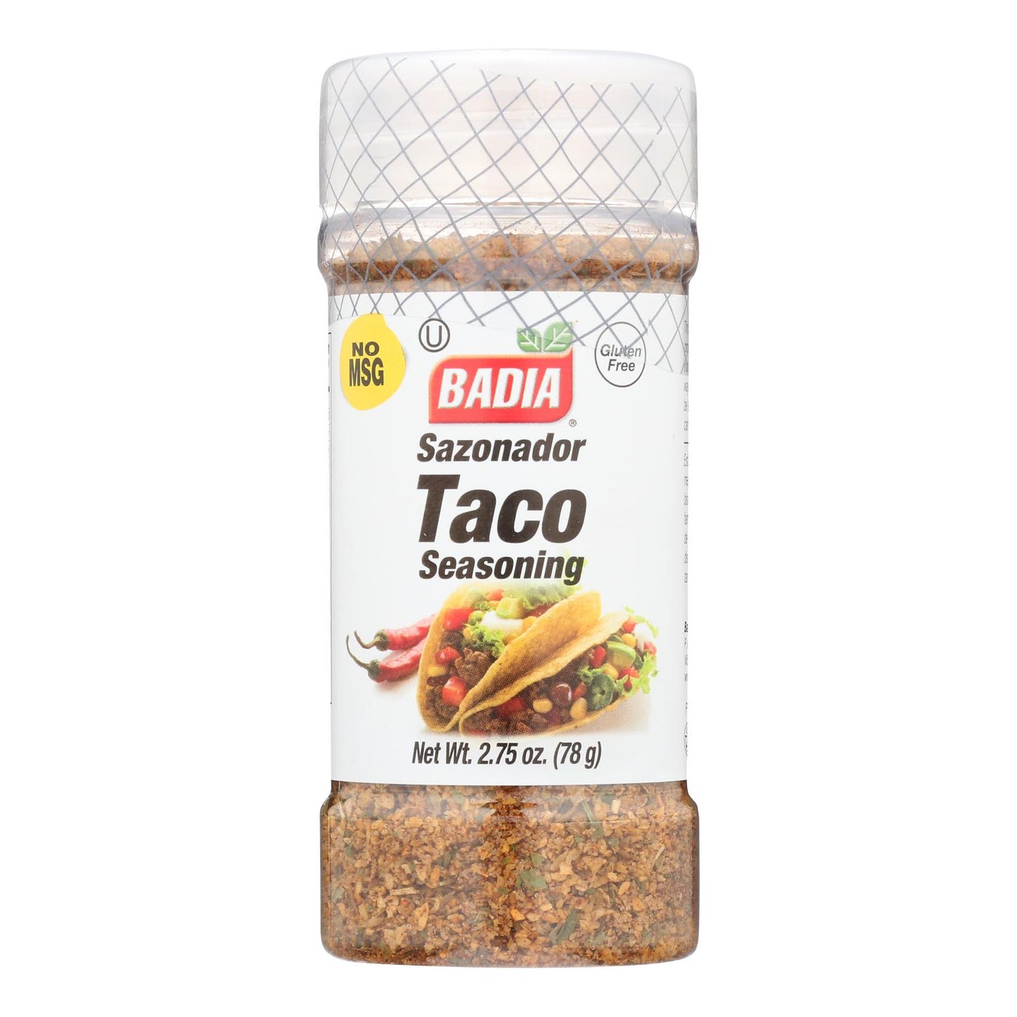 Badia Sazonador Taco Seasoning  - Case Of 8 - 2.75 Oz