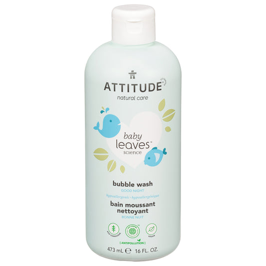 Attitude - Baby Bubble Wash Night - 1 Each 1-16 Oz