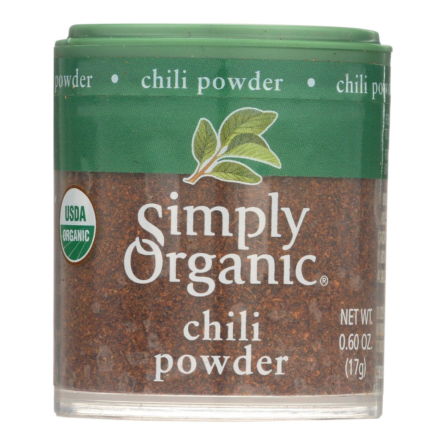 Simply Organic Chili Powder - Organic - .6 Oz - Case Of 6