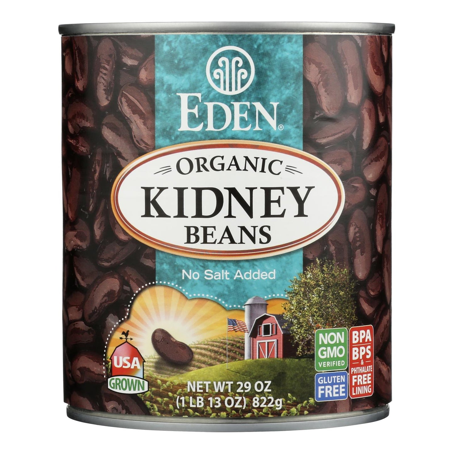 Eden Organic Kidney Beans  - Case Of 12 - 29 Oz