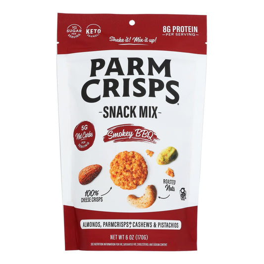 Parm Crisps - Snack Mx Bbq Parm Crisp - Case Of 12-6 Oz