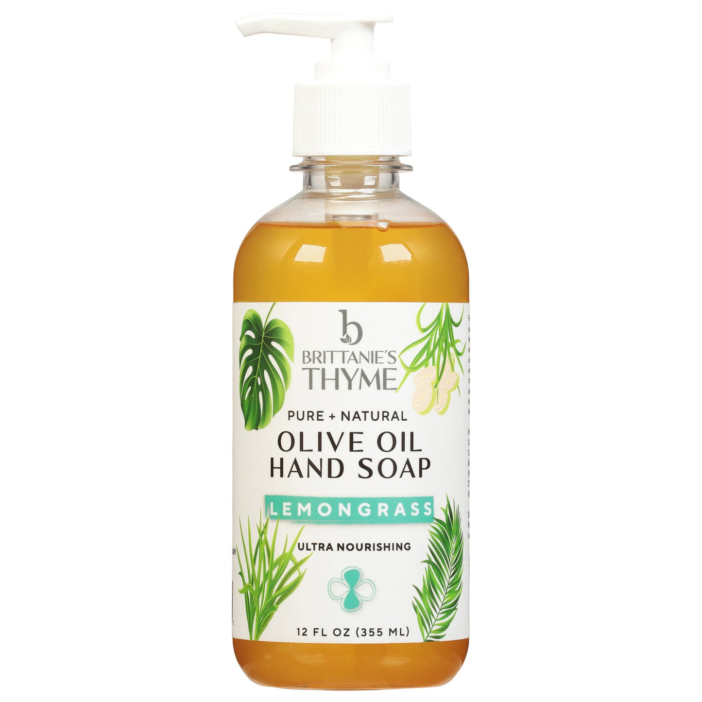 Brittanie's Thyme - Hand Soap Lq Lemongrass - Case Of 6-12 Fz