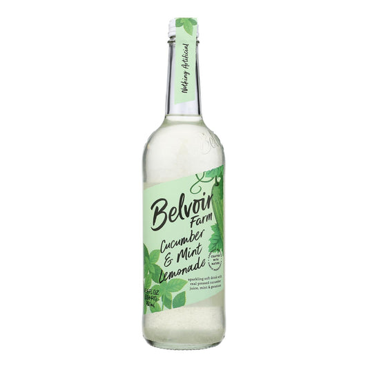 Belvoir Cucumber & Mint Lemonade - Case Of 6 - 25.4 Fz