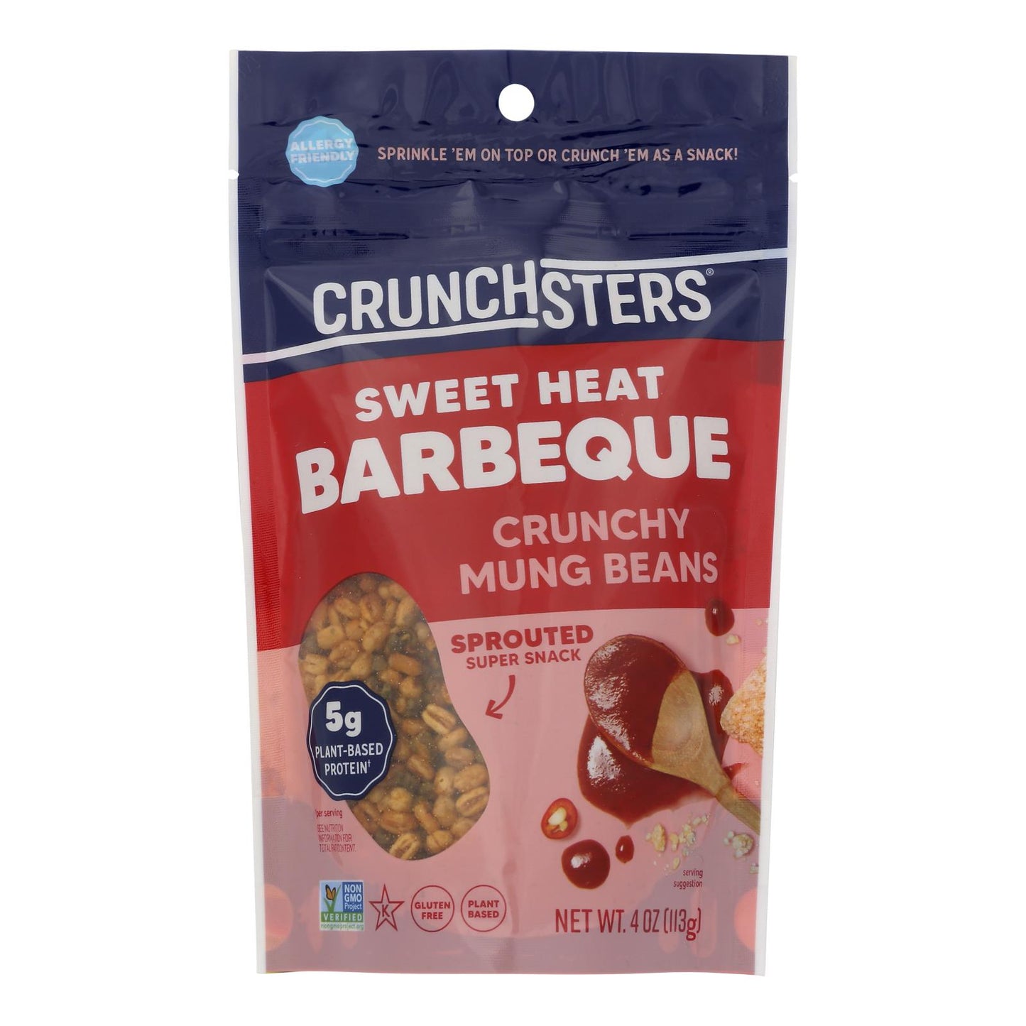 Crunchsters - Protein Snack Bbq - Case Of 6 - 4 Oz