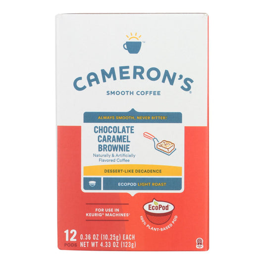 Cameron’s Specialty Coffee Chocolate Caramel Brownie  - Case Of 6 - 4.33 Oz