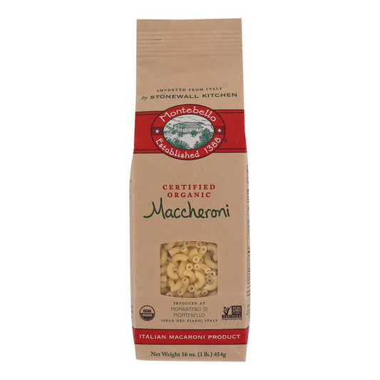 Montebello - Pasta Maccheroni - Case Of 12-16 Oz