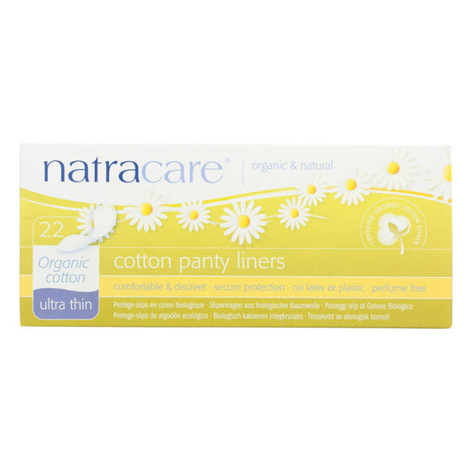 Natracare Ultra Thin Organic Cotton Panty Liners - 22 Pack