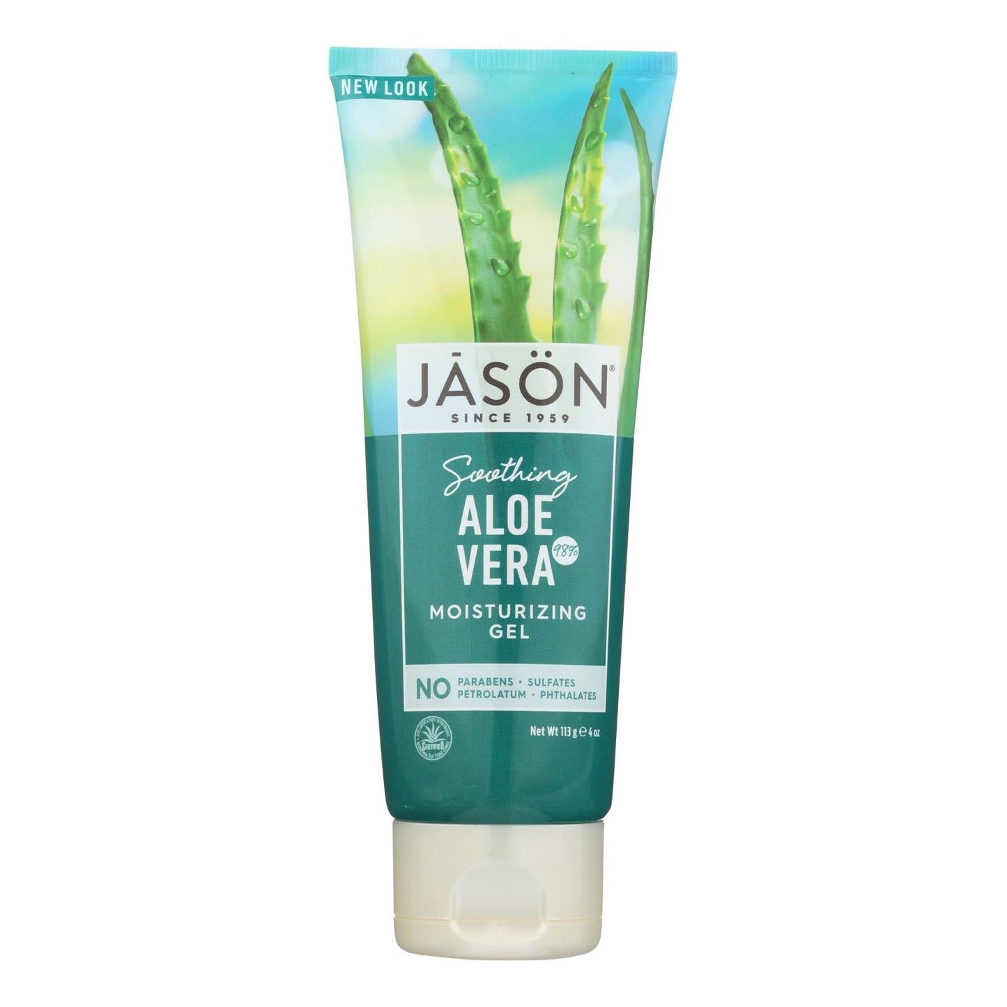 Jason Soothing 98% Aloe Vera Moisturizing Gel - 4 Oz