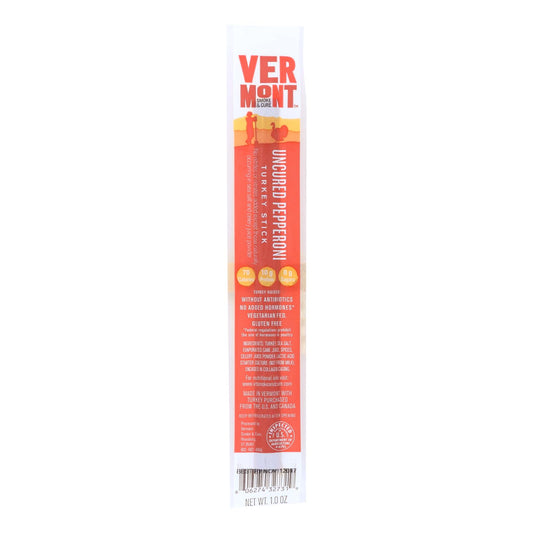 Vermont Smoke And Cure Realsticks - Turkey Pepperoni - 1 Oz - Case Of 24