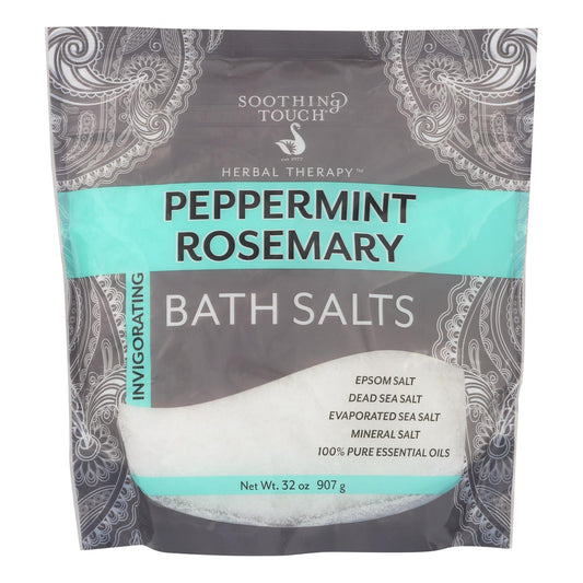 Soothing Touch Bath Salts - Peppermint Rosemary - 32 Oz