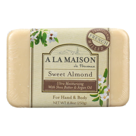 A La Maison - Bar Soap - Sweet Almond - 8.8 Oz