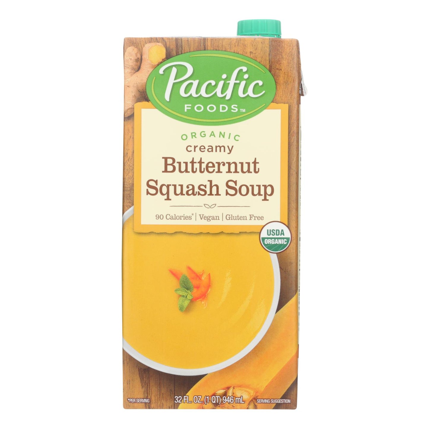 Pacific Natural Foods Organic Creamy - Butternut Squash - Case Of 12 - 32 Fl Oz.