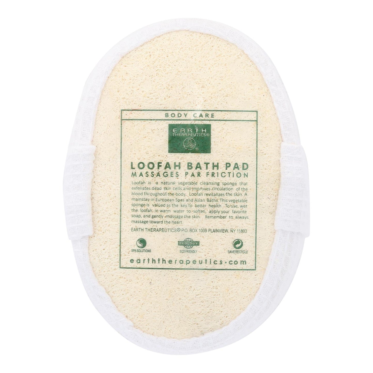 Earth Therapeutics Loofah Bath Pad - 1 Pad