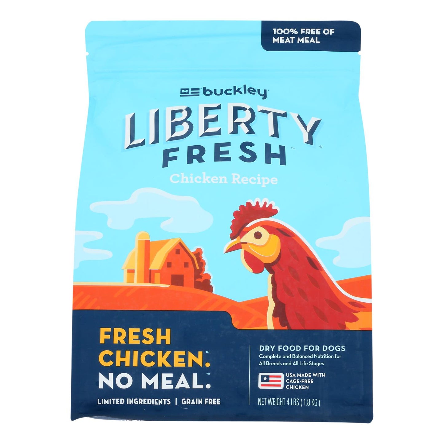 Buckley - Liberty Fresh Chicken - Case Of 6 - 4 Lb