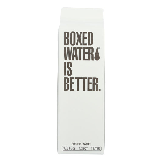 Boxed Water Is Better - Purified Water - Case Of 12 - 33.8 Fl Oz.