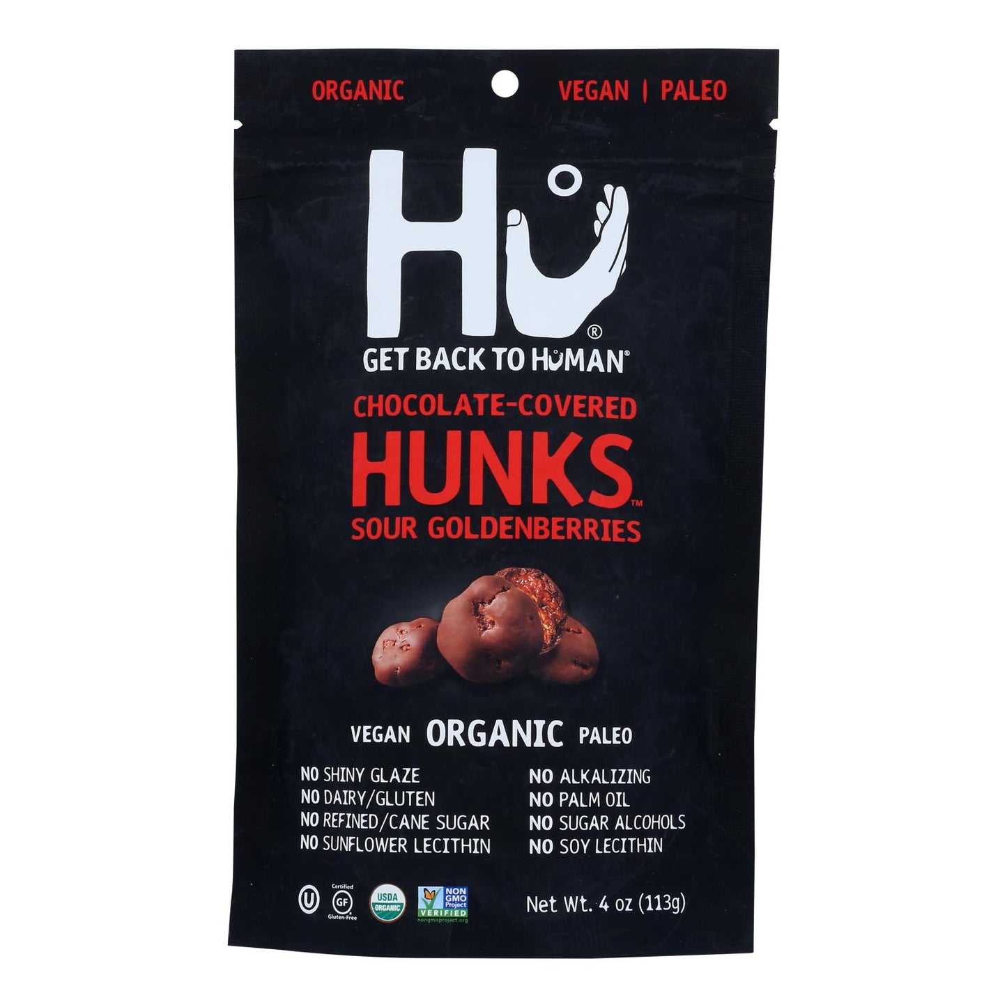 Hu - Hunks Organic Choccvd Gldnbry - Case Of 6-4 Oz