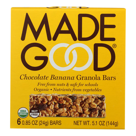 Made Good Granola Bar - Chocolate Banana - Case Of 6 - 5 Oz.