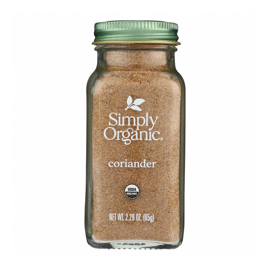 Simply Organic - Coriander Seed Organic Ground - Case Of 6 - 2.29 Ounces