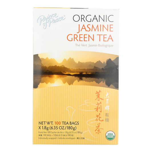 Prince Of Peace - Tea Organic Jasmine Green - 1 Each-100 Bags